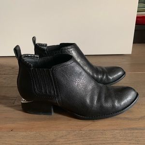 Alexander Wang Black Kori Leather Booties